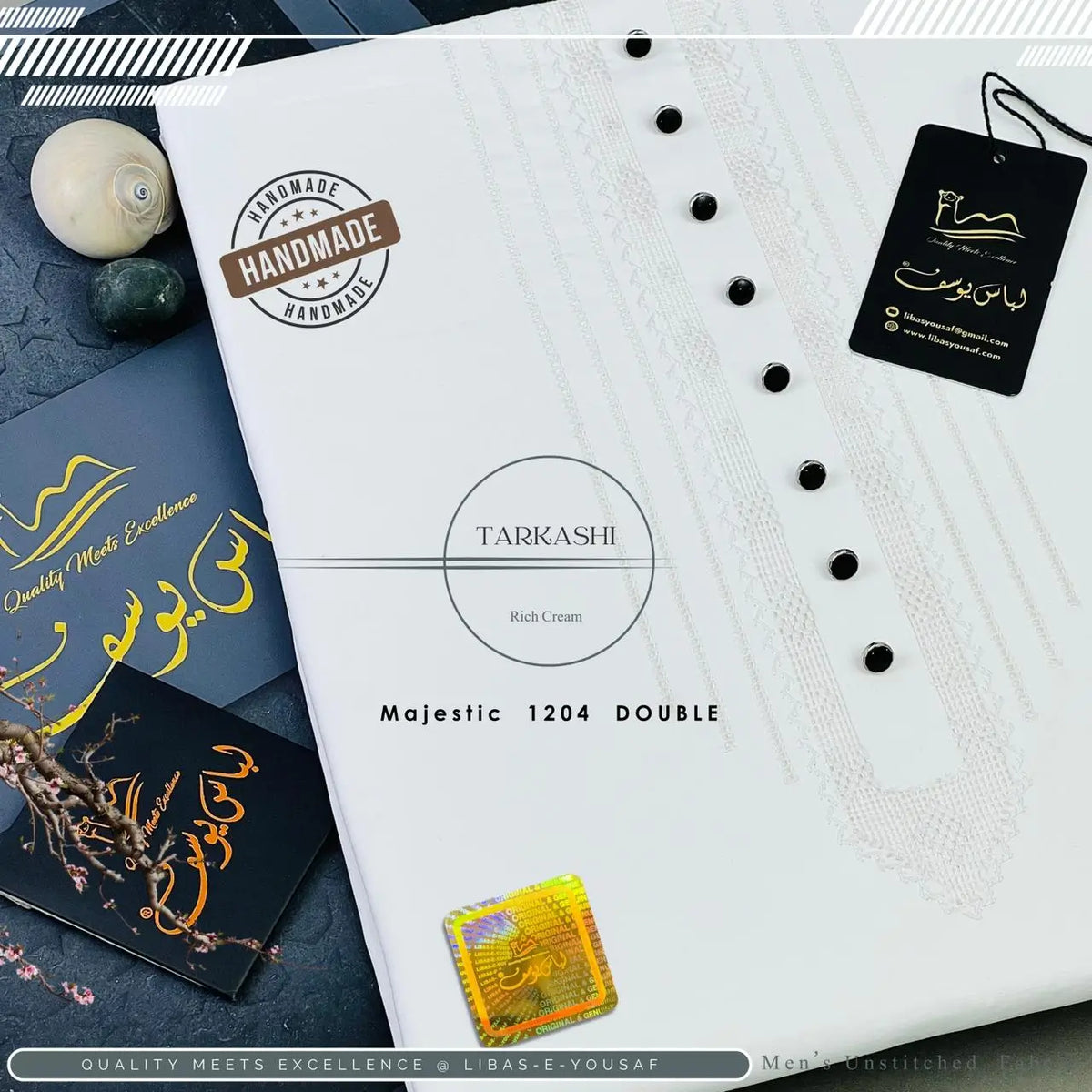 Butter Blend TarKashi | Crafted by Libas e Yousaf | Shade 1204 – Majestic 