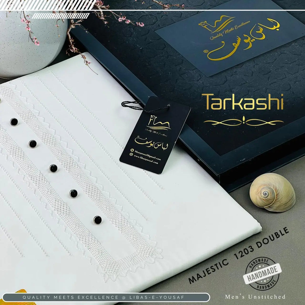 Butter Blend TarKashi | Crafted by Libas e Yousaf | Shade 1203 – Majestic