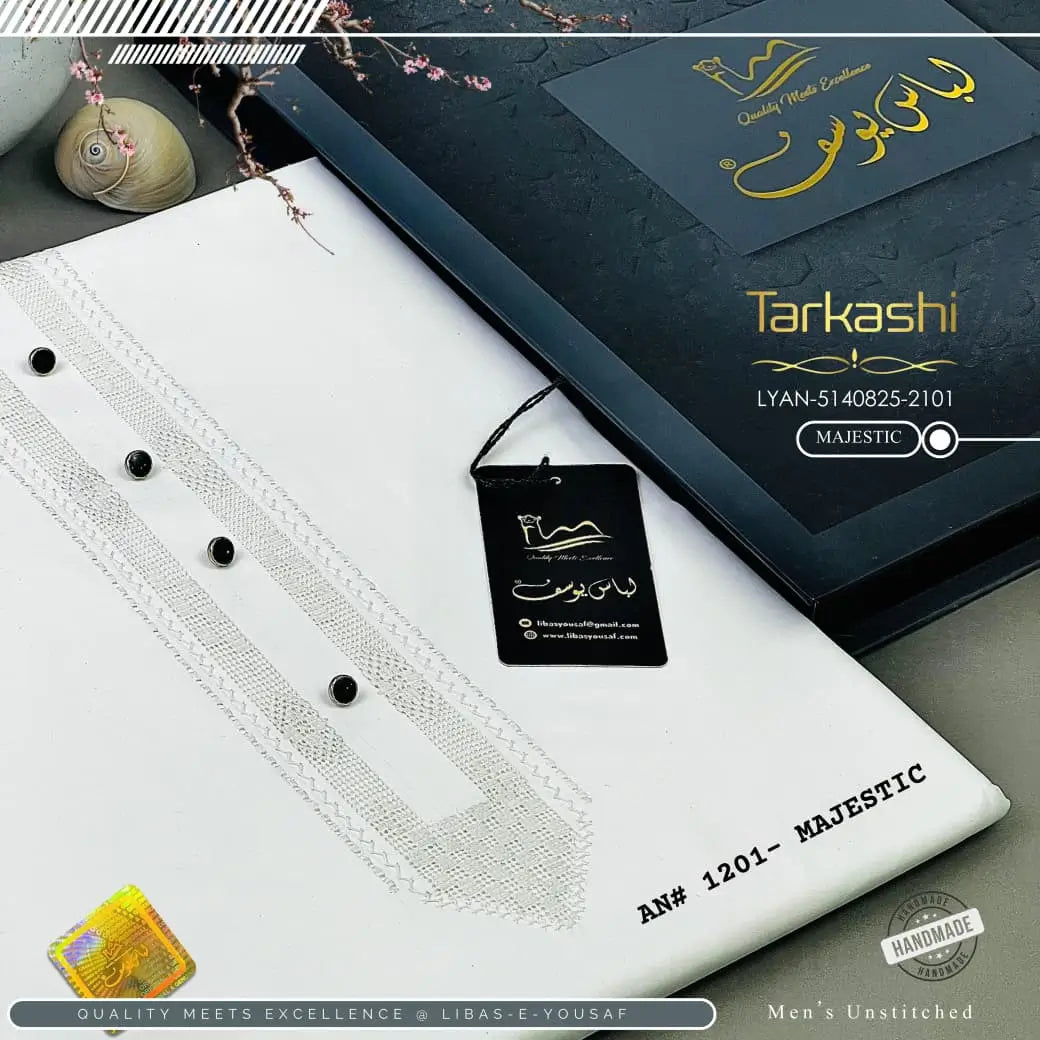 Butter Blend TarKashi | Crafted by Libas e Yousaf | Shade 1201 – Majestic