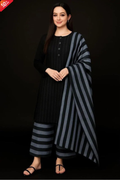 WINTER MARINA 3PC SUIT – Premium Striped Susi Winter Collection 2026