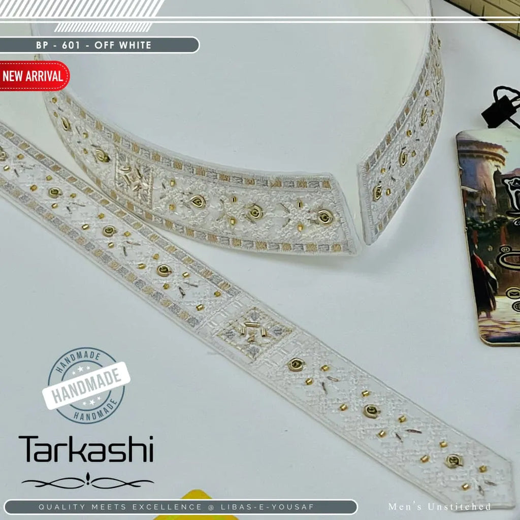 Butter Blend TarKashi | Crafted by Libas e Yousaf | BP 601 OFF WHITE