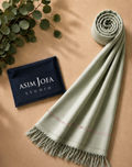 SOFT MINT GREEN WOOLEN SHAWAL