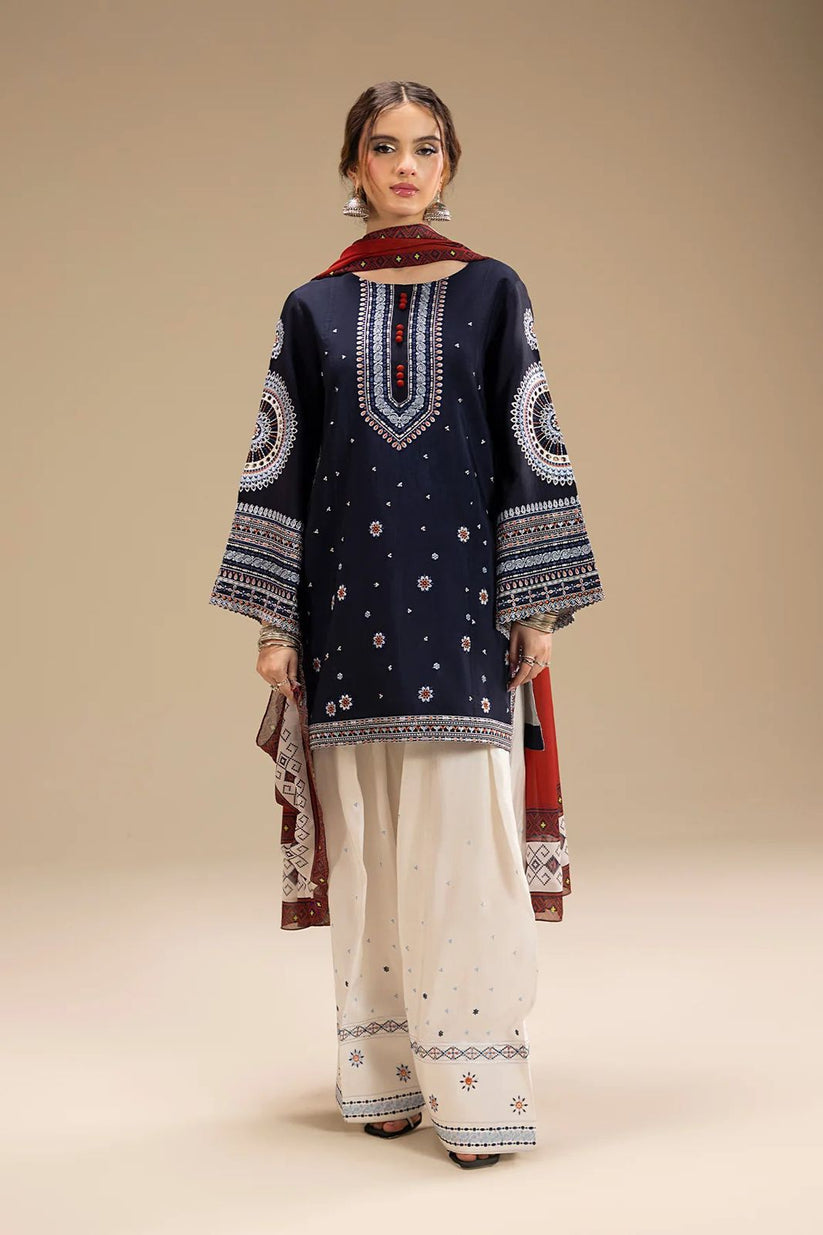 DHANAK EMB 3PC SUIT BH -001002